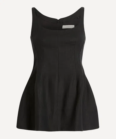 Faithfull Women's Syna Black Linen Top