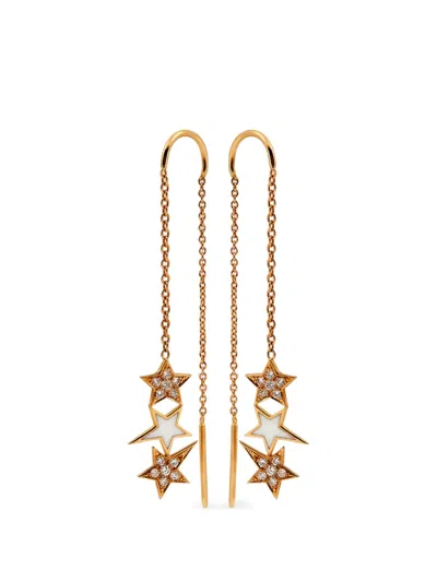 Falamank Chain Star Earrings In Gold