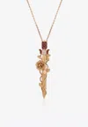 Falamank Ethnic Collection Necklace In 18-karat