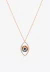 FALAMANK MOSAIC COLLECTION NECKLACE IN 18-KARAT YELLOW GOLD AND WHITE DIAMONDS,NK213