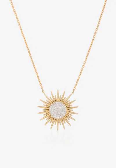 Falamank Soleil Collection Necklace In 18-karat Yellow