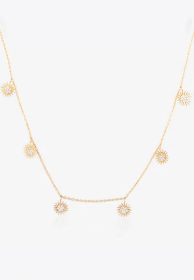 Falamank Soleil Collection Necklace In 18-karat Yellow