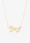 FALAMANK SPARKLE COLLECTION NECKLACE IN 18-KARAT YELLOW GOLD WITH WHITE DIAMONDS,NK402