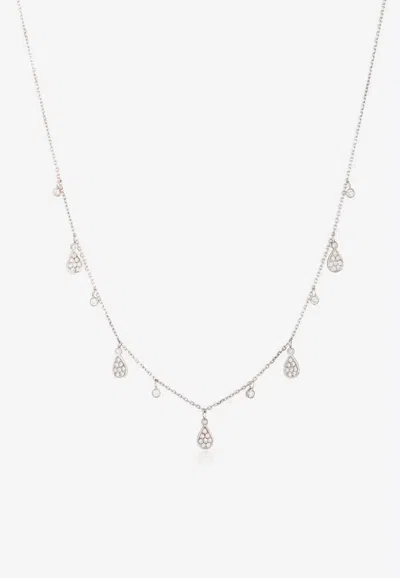 Falamank Sweet Collection 18-karat White Gold Necklace With White Diamonds