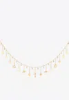 FALAMANK SWEET COLLECTION NECKLACE IN 18-KARAT YELLOW GOLD AND WHITE DIAMONDS,NK447
