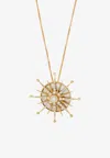 Falamank Written In The Stars Collection Wandering Star Diamond Necklace In 18-karat Yellow Gold In Gold