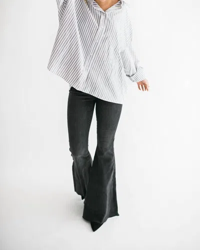 Falcon Park Addison Button Up In Grey In White