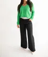 Falcon Park Alexia Sweater In Green In Green