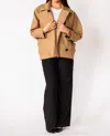 Falcon Park Clara Coat In Brown In Brown