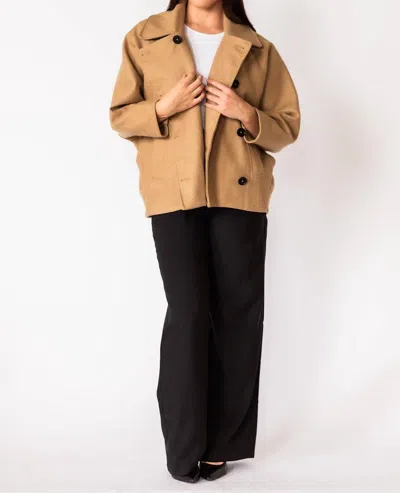 Falcon Park Clara Coat In Brown