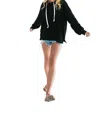 Falcon Park Clara Hoodie In Black In Black