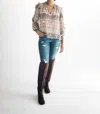 FALCON PARK ESME PEASANT TOP IN BEIGE