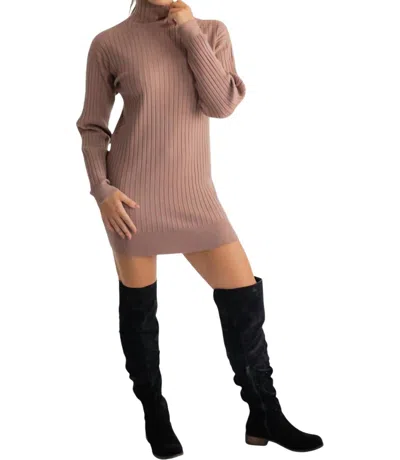 Falcon Park Kara Dress In Brown In Neutral