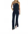 Falcon Park Lola Strapless Jumpsuit In Black In Black