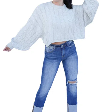Falcon Park Love Sweater In White