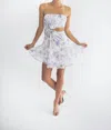 Falcon Park Nikita Cutout Mini Dress In Multi