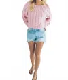 Falcon Park Tally Sweater In Pink In Pink