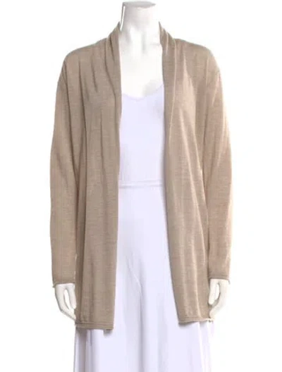 Pre-owned Falconeri Cashmere Cowl Neck Sweater In Neutral