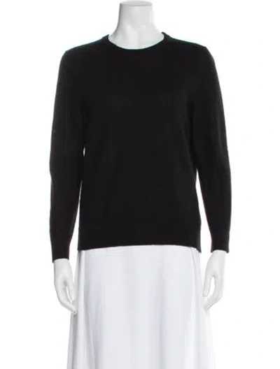 Pre-owned Falconeri Cashmere Crew Neck Sweater In Black