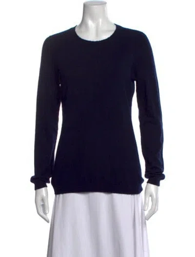 Pre-owned Falconeri Cashmere Crew Neck Sweater In Black