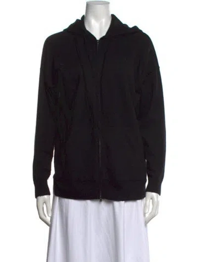 Pre-owned Falconeri Cashmere Crew Neck Sweater In Black