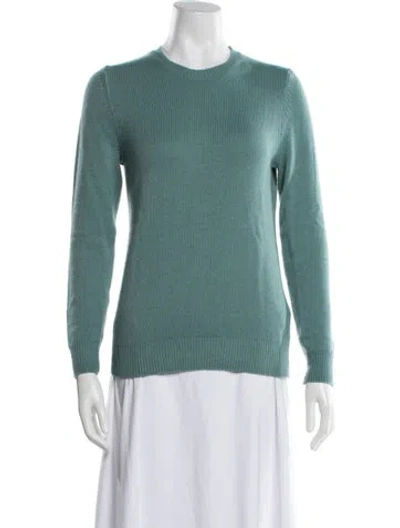 Pre-owned Falconeri Cashmere Crew Neck Sweater In Blue
