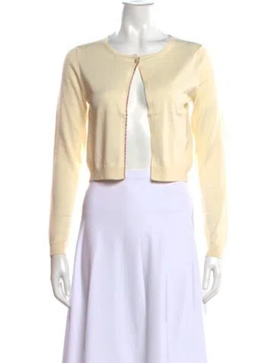 Pre-owned Falconeri Cashmere Crew Neck Sweater In Neutral