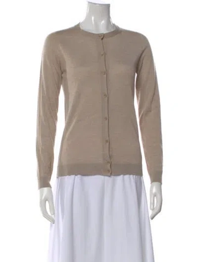 Pre-owned Falconeri Cashmere Crew Neck Sweater In Neutral