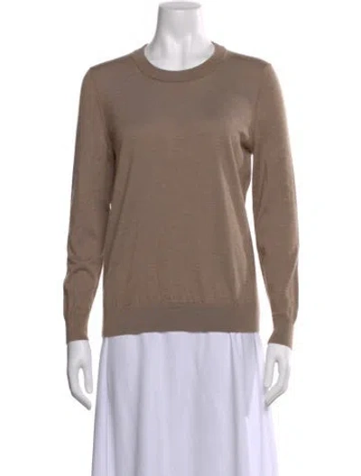 Pre-owned Falconeri Cashmere Crew Neck Sweater In Neutral
