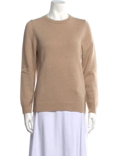 Pre-owned Falconeri Cashmere Crew Neck Sweater In Neutrals