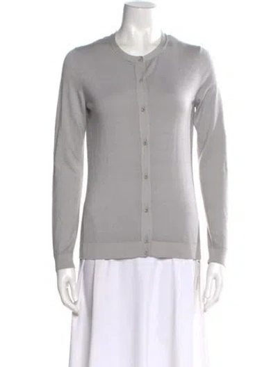 Pre-owned Falconeri Cashmere Crew Neck Top In Gray