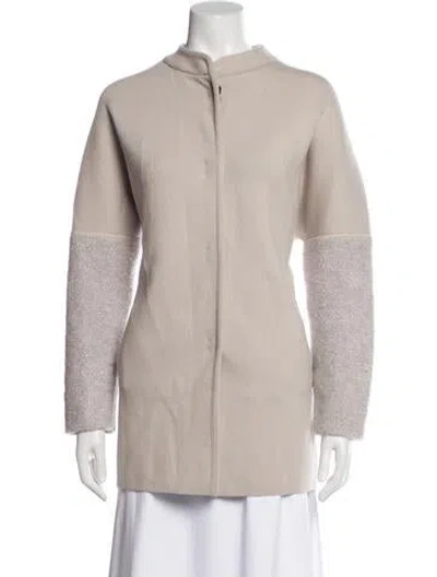 Pre-owned Falconeri Cashmere Jacket In Neutral