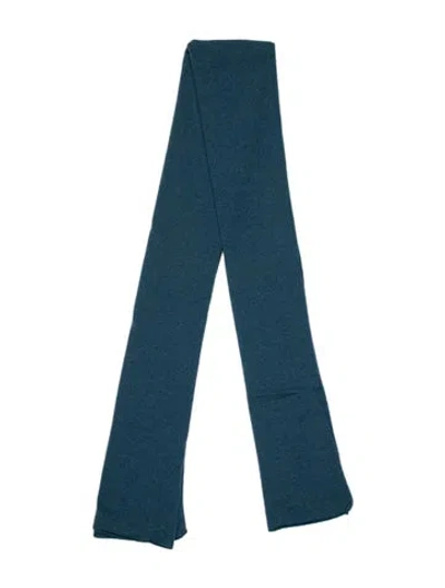 Pre-owned Falconeri Cashmere Scarf In Blue