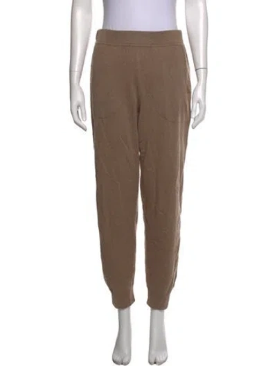 Pre-owned Falconeri Cashmere Straight Leg Pants In Brown