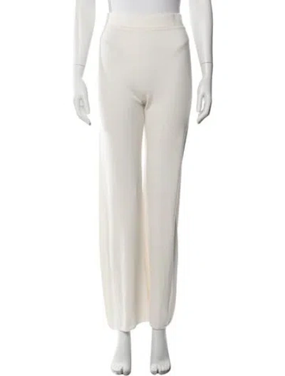 Pre-owned Falconeri Cashmere Straight Leg Pants W/ Tags In Neutral