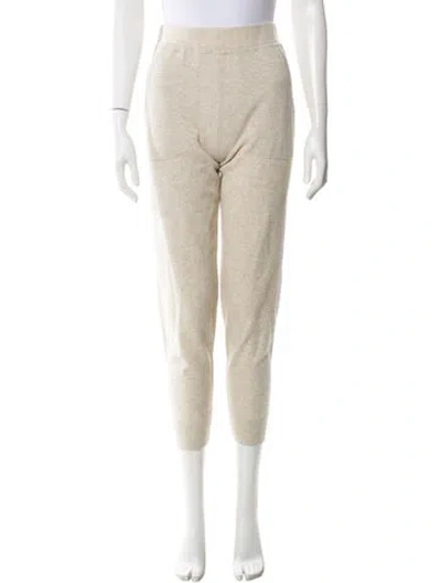 Pre-owned Falconeri Cashmere Sweatpants W/ Tags In Neutral