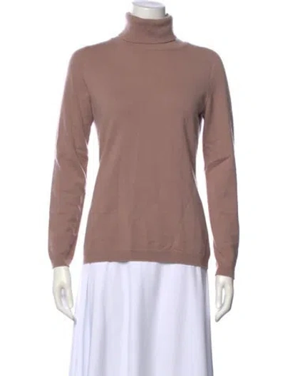 Pre-owned Falconeri Cashmere Turtleneck Sweater In Neutral