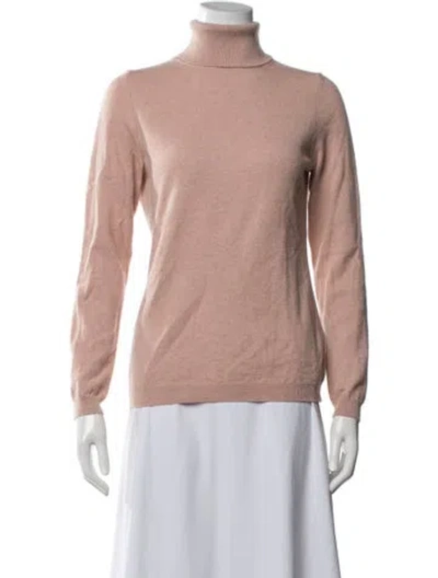 Pre-owned Falconeri Cashmere Turtleneck Sweater In Pink