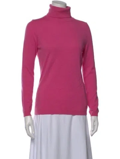 Pre-owned Falconeri Cashmere Turtleneck Sweater W/ Tags In Pink