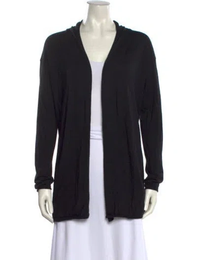 Pre-owned Falconeri Cashmere V-neck Sweater In Black