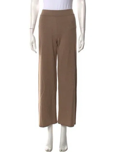 Pre-owned Falconeri Cashmere Wide Leg Pants In Neutral