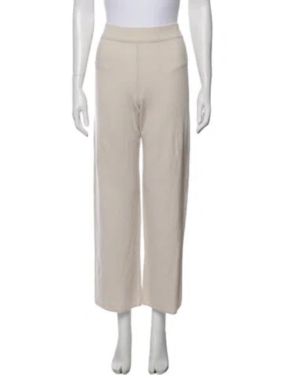 Pre-owned Falconeri Cashmere Wide Leg Pants In Purple