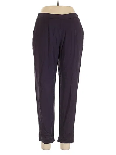 Pre-owned Falconeri Casual Pants In Purple
