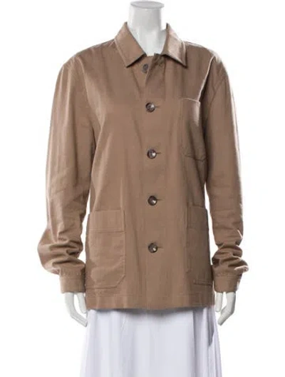 Pre-owned Falconeri Coat In Neutral