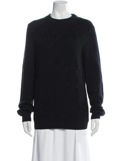Pre-owned Falconeri Crew Neck Sweater In Blue