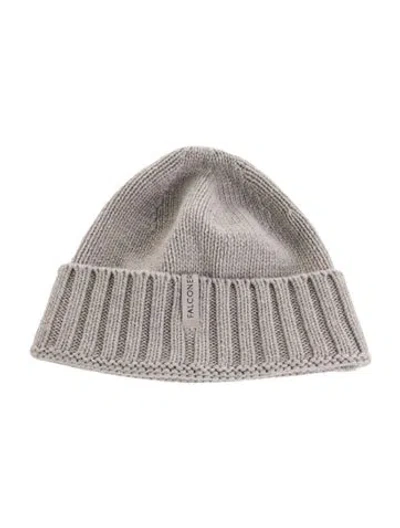 Pre-owned Falconeri Knit Beanie In Gray