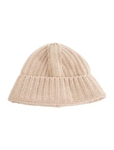 Pre-owned Falconeri Knit Beanie In Neutral
