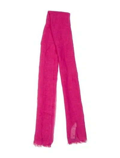 Pre-owned Falconeri Scarf In Pink