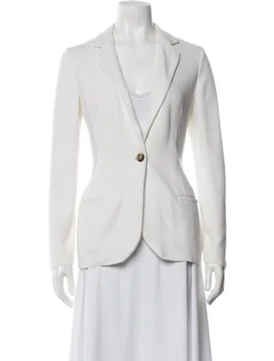 Pre-owned Falconeri Silk Blazer In Neutrals