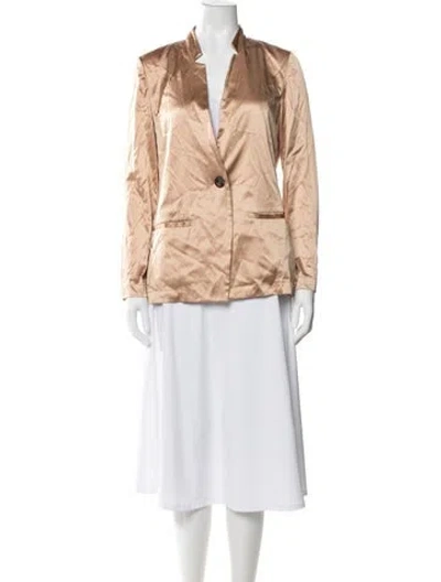 Pre-owned Falconeri Silk Vest In Gray